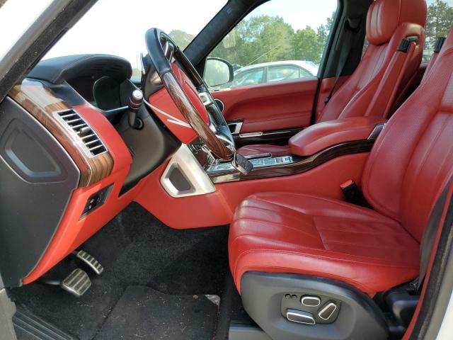 SALGV2TF0EA184717 - 2014 LAND ROVER RANGE ROVE AUTOBIOGRAPHY WHITE photo 7