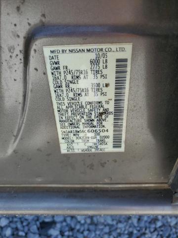 5N1AR18W56C606504 - 2006 NISSAN PATHFINDER LE 银色 照片 13
