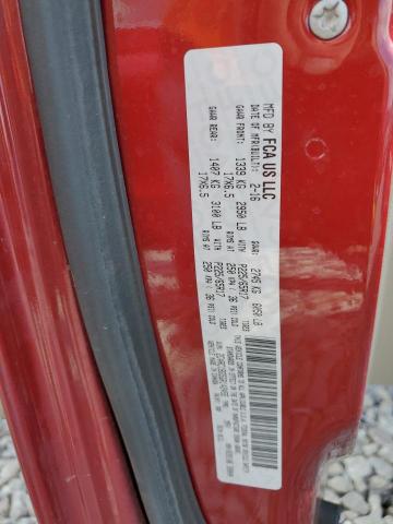 2C4RC1BG5GR142455 - 2016 CHRYSLER TOWN & COU TOURING 勃艮第红 照片 13