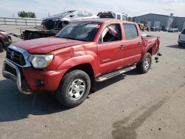 3TMJU4GN2FM180184 - 2015 TOYOTA TACOMA DOUBLE CAB PRERUNNER RED photo 1