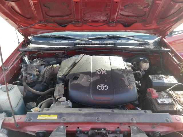 3TMJU4GN2FM180184 - 2015 TOYOTA TACOMA DOUBLE CAB PRERUNNER RED photo 11