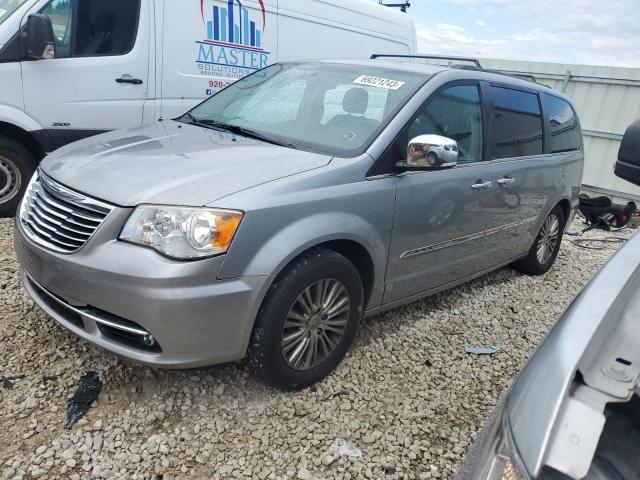 2C4RC1CG7DR734661 - 2013 CHRYSLER TOWN & COU TOURING L SILVER photo 1