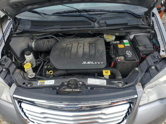 2C4RC1CG7DR734661 - 2013 CHRYSLER TOWN & COU TOURING L SILVER photo 12