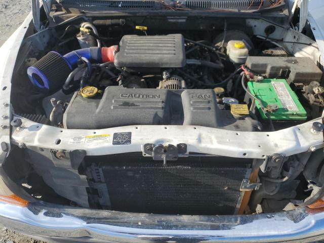 1B7GL42N72S593692 - 2002 DODGE DAKOTA SLT WHITE photo 11