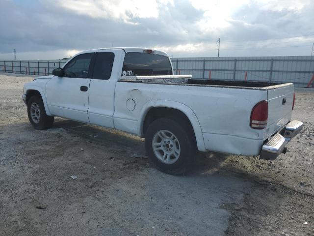 1B7GL42N72S593692 - 2002 DODGE DAKOTA SLT WHITE photo 2