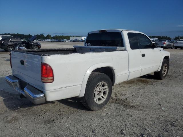 1B7GL42N72S593692 - 2002 DODGE DAKOTA SLT WHITE photo 3