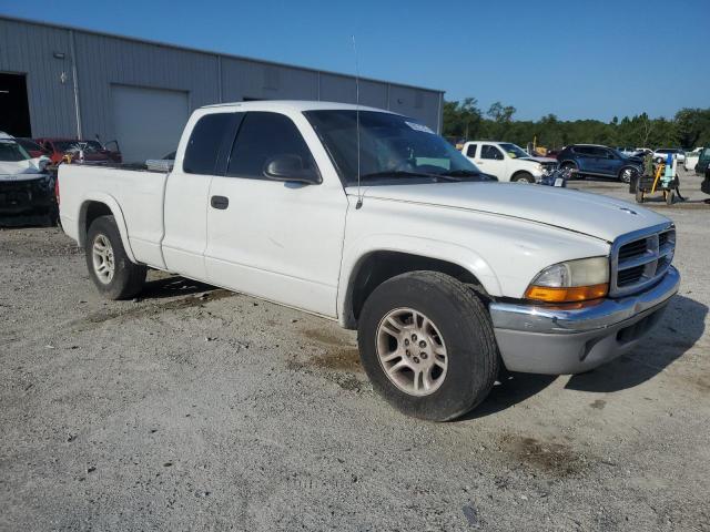 1B7GL42N72S593692 - 2002 DODGE DAKOTA SLT WHITE photo 4