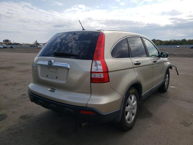 5J6RE48569L005256 - 2009 HONDA CR-V EX BEIGE photo 4