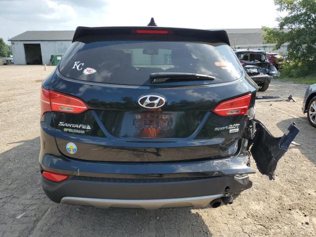 5XYZWDLA1DG048205 - 2013 HYUNDAI SANTA FE S BLACK photo 6