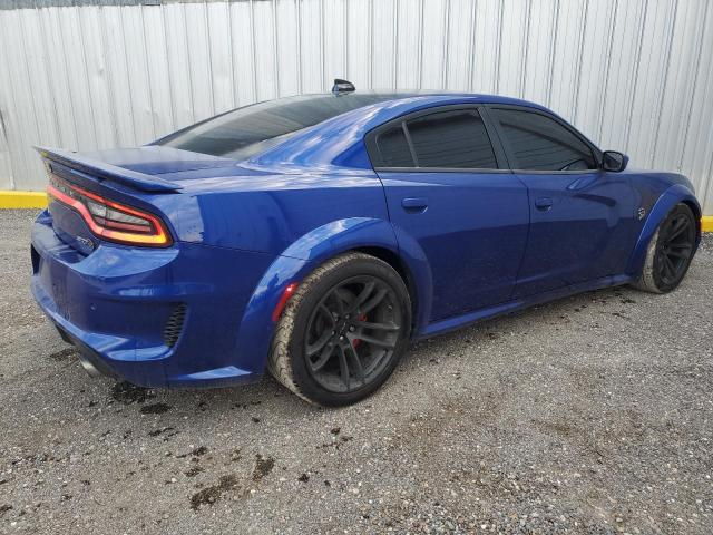 2C3CDXL99LH233979 - 2020 DODGE CHARGER SRT HELLCAT BLUE photo 3