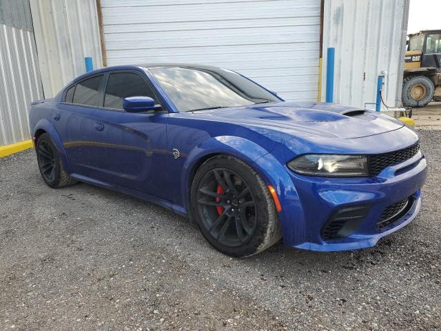 2C3CDXL99LH233979 - 2020 DODGE CHARGER SRT HELLCAT BLUE photo 4