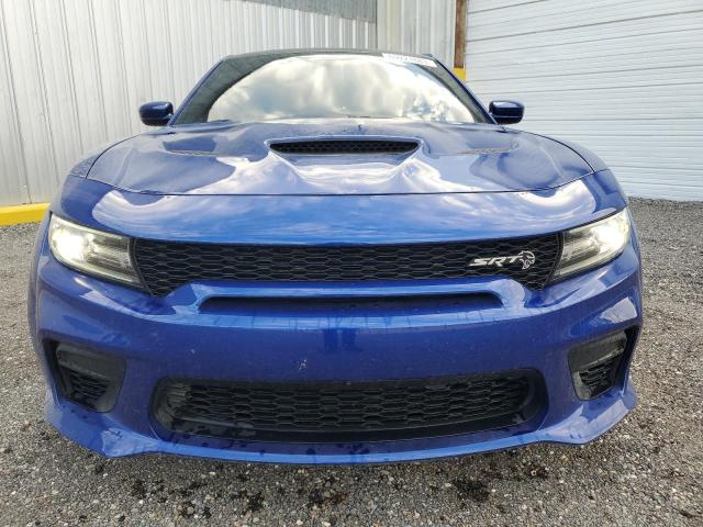 2C3CDXL99LH233979 - 2020 DODGE CHARGER SRT HELLCAT BLUE photo 5