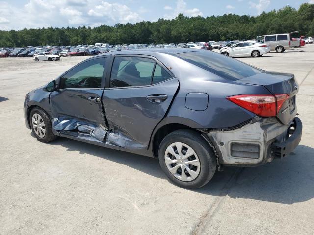 2T1BURHE2KC165042 - 2019 TOYOTA COROLLA L GRAY photo 2