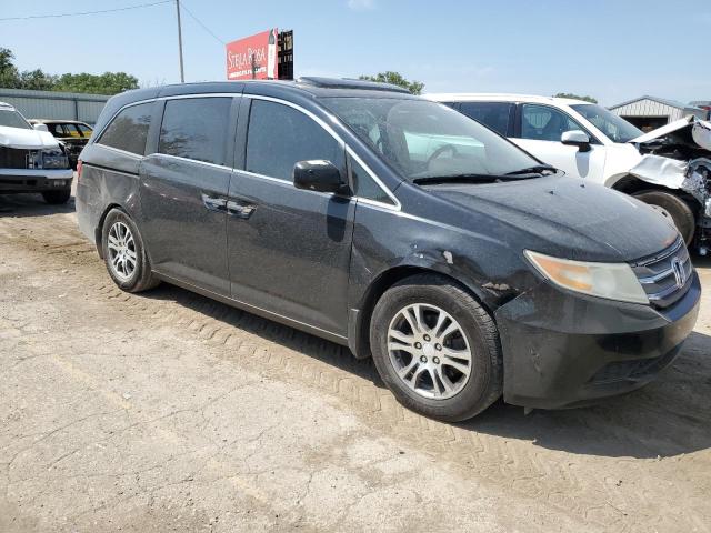 5FNRL5H66DB009670 - 2013 HONDA ODYSSEY EXL ლურჯი ფოტო 4