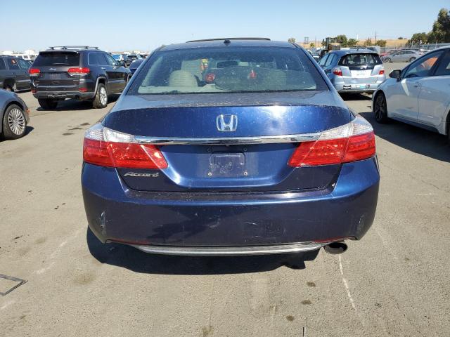 1HGCR2F82EA028722 - 2014 HONDA ACCORD EXL BLUE photo 6