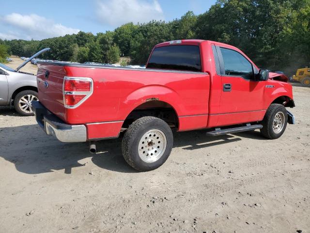 1FTMF1EM0DKE19140 - 2013 FORD F150 RED photo 3