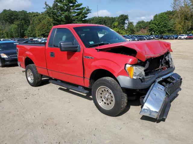 1FTMF1EM0DKE19140 - 2013 FORD F150 RED photo 4