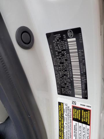 4T1DAACK9SU102339 - 2025 TOYOTA CAMRY XSE WHITE photo 12