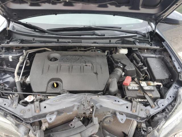 5YFBURHE7KP908116 - 2019 TOYOTA COROLLA L GRAY photo 11