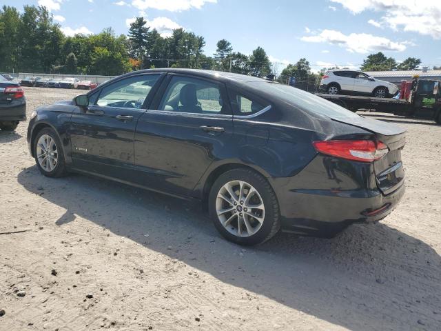 3FA6P0LU0KR156813 - 2019 FORD FUSION SE BLACK photo 2