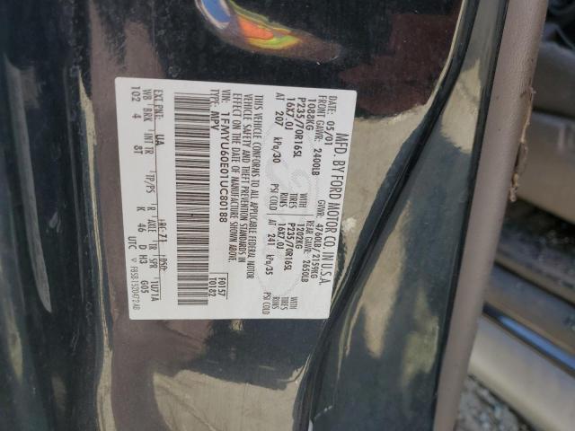 1FMYU60E01UC80188 - 2001 FORD EXPLORER SPORT Schwarz Foto 13