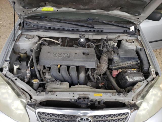 1NXBR32E17Z831109 - 2007 TOYOTA COROLLA CE SILVER photo 11