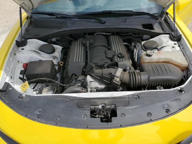 2C3CDXGJ2LH216302 - 2020 DODGE CHARGER SCAT PACK YELLOW photo 11