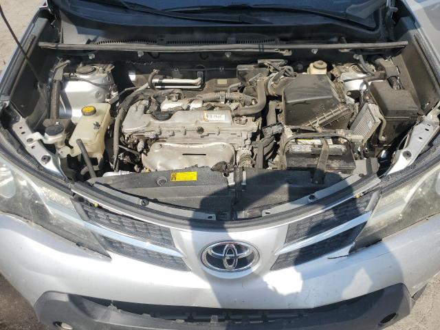 2T3WFREV5EW094834 - 2014 TOYOTA RAV4 XLE SILVER photo 11