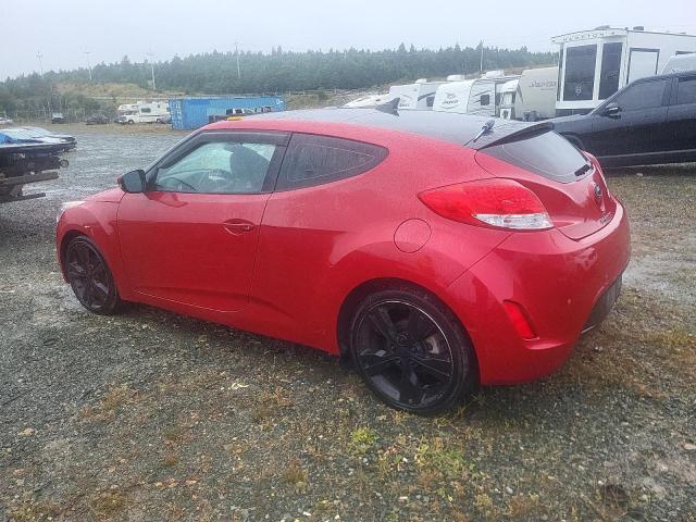 KMHTC6AD5GU261504 - 2016 HYUNDAI VELOSTER RED photo 2