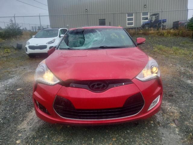 KMHTC6AD5GU261504 - 2016 HYUNDAI VELOSTER RED photo 5