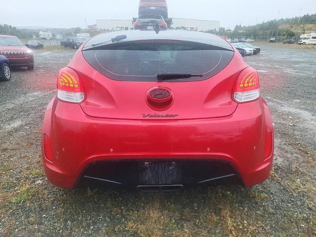 KMHTC6AD5GU261504 - 2016 HYUNDAI VELOSTER RED photo 6