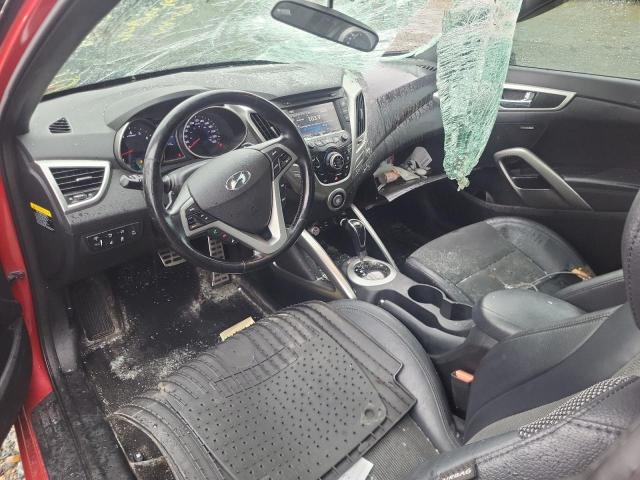 KMHTC6AD5GU261504 - 2016 HYUNDAI VELOSTER RED photo 8