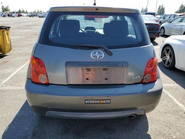 JTKKT624040045957 - 2004 TOYOTA SCION XA CHARCOAL photo 6