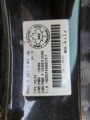 1HGCR2F69GA807617 - 2016 HONDA ACCORD SPORT BLACK photo 12