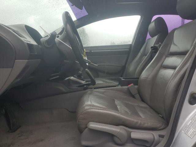2HGFA15958H011881 - 2008 HONDA CIVIC EXL SILVER photo 7