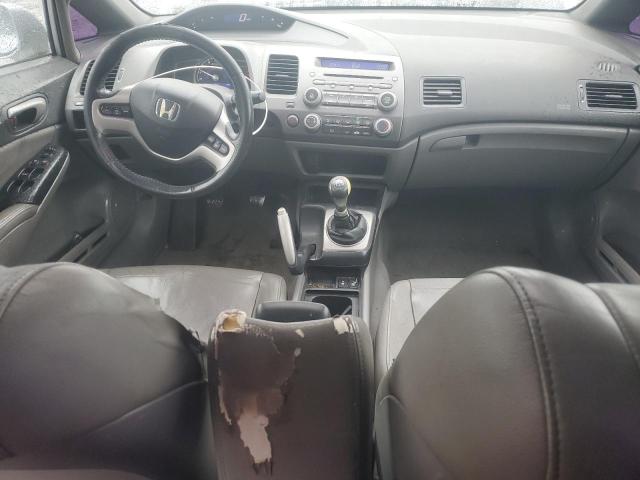 2HGFA15958H011881 - 2008 HONDA CIVIC EXL SILVER photo 8