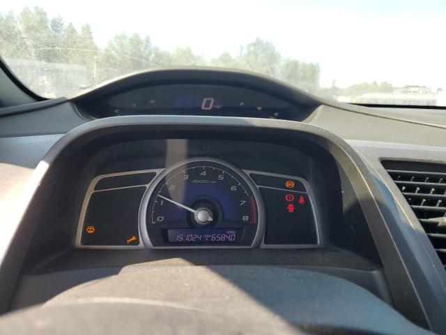 2HGFA15958H011881 - 2008 HONDA CIVIC EXL SILVER photo 9