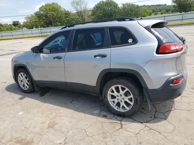 1C4PJLAB4HW572193 - 2017 JEEP CHEROKEE SPORT Gris photo 2