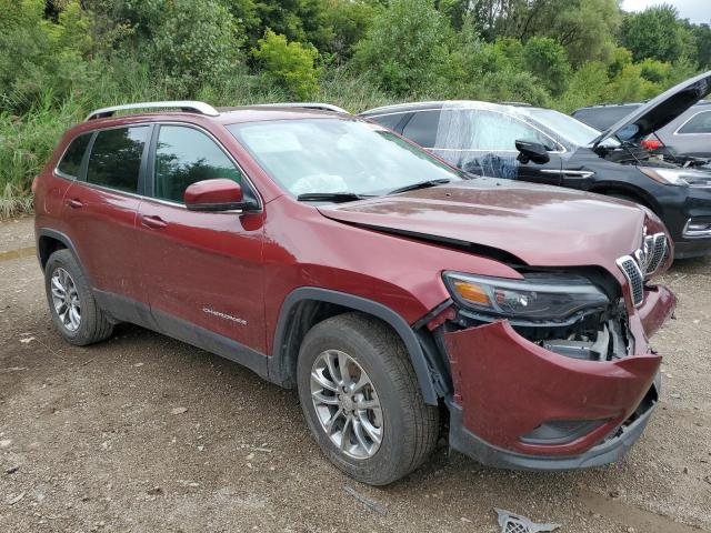 1C4PJMMX0MD119448 - 2021 JEEP CHEROKEE LATITUDE LUX BURGUNDY photo 4