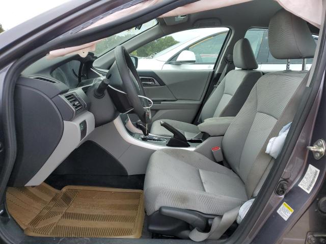 1HGCR2F35FA087916 - 2015 HONDA ACCORD LX GRAY photo 7