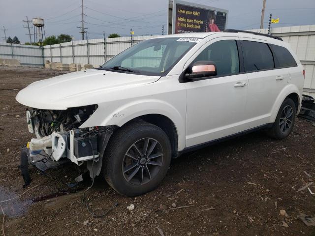 3C4PDCAB7JT274482 - 2018 DODGE JOURNEY SE WHITE photo 1