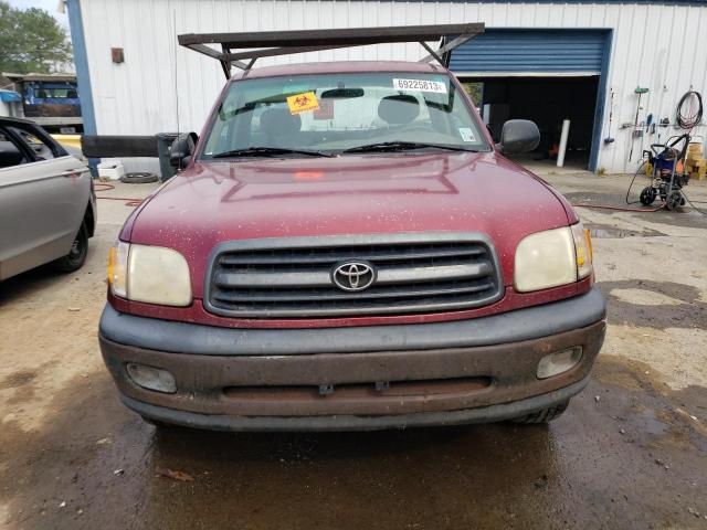 5TBJN32171S162969 - 2001 TOYOTA TUNDRA BURGUNDY photo 5