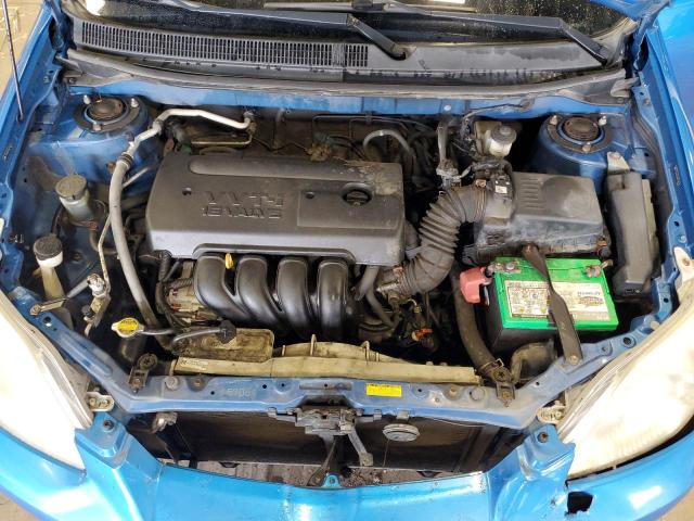 2T1KR32E48C718211 - 2008 TOYOTA COROLLA MA XR BLUE photo 11