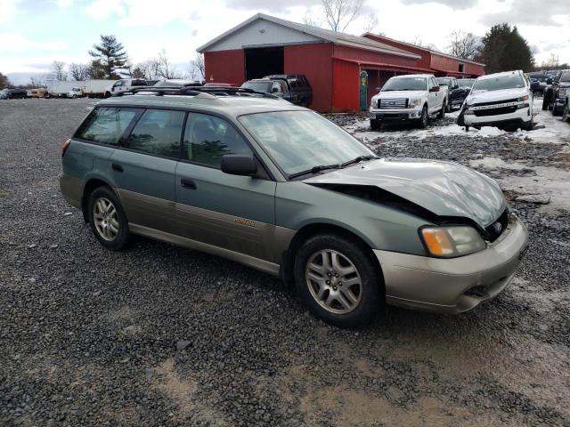 4S3BH675437658728 - 2003 SUBARU LEGACY OUTBACK AWP 绿色 照片 4