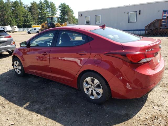 KMHDH4AE6GU518110 - 2016 HYUNDAI ELANTRA SE RED photo 2