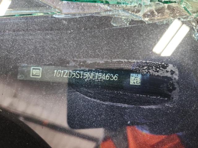 1G1ZD5ST5NF154636 - 2022 CHEVROLET MALIBU LT GOLD photo 12