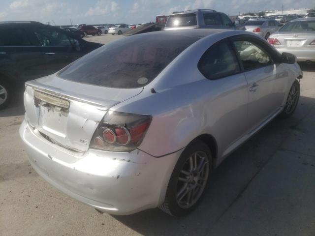 JTKDE3B78A0319655 - 2010 TOYOTA SCION TC SILVER photo 4