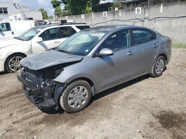 3KPA24AD3PE592681 - 2023 KIA RIO LX SILVER photo 1