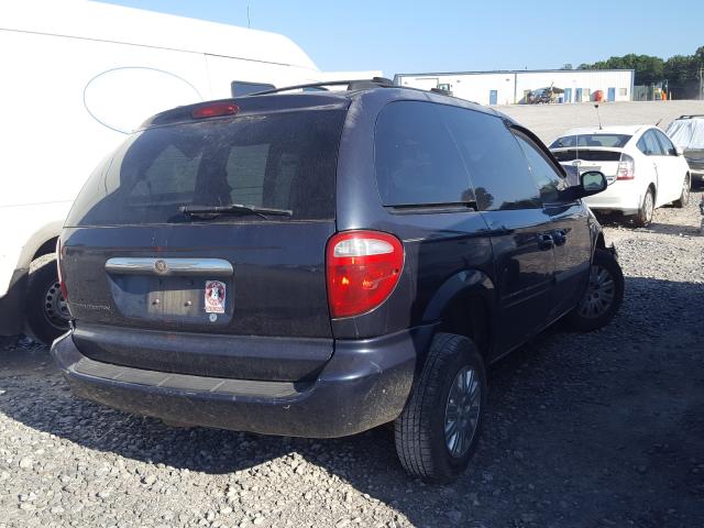 1A4GJ45R07B154713 - 2007 CHRYSLER TOWN & COU LX BLUE photo 4