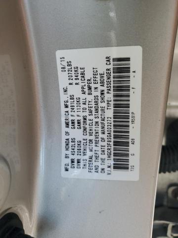 1HGCR3F85GA003273 - 2016 HONDA ACCORD EXL BEIGE photo 13